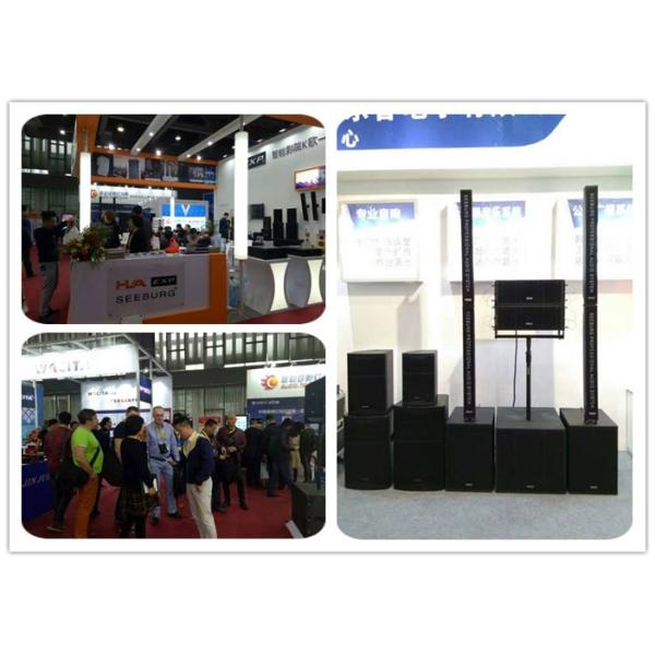 Portable 4X6 Inch Church Speaker System Column Speakers With Black Paint