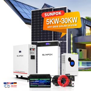 China On And Off Grid Solar Energy System 5kw 10kw Solar Power System Home Solar Panel Kit on sale