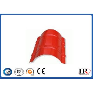 ISO Hydraulic Roof Ridge Cap Roll Forming Machine with Industrial GCr15 Roller