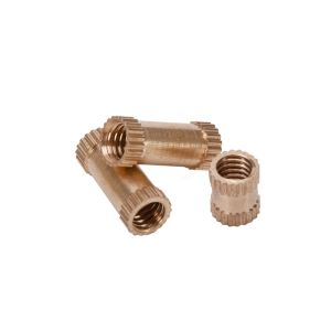 BS Standard Stainless Steel Round Brass Knurled Threaded Insert Nut for Plastic