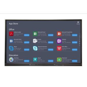 86" LED Interactive Whiteboard Super Slim Frame wall mount