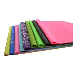 Home Use Anti Slip Yoga Mat Easy Maintenance With 3 - 8mm Thickness Optional