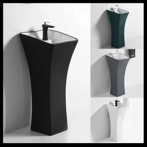 Wholesale Bathroom Pedestal Sanitary Ware Basin 12L Free Standing Wash Basin from china suppliers