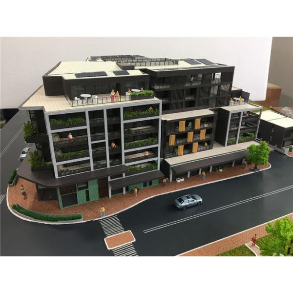 1/75 scale Miniature Australian architecture design model with white internal light