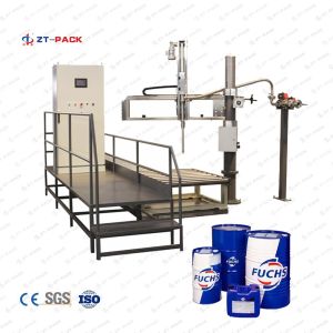 Pneumatic Liquid Bottling Machine 1000kg 100ml Lubricant Filling Line