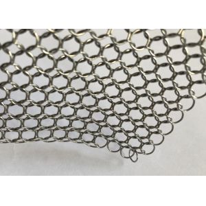 Security Chainmail Welded Ring 0.8mm Stainless Steel Wire Mesh