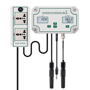 Wholesale Digital pH Meter with 0-19000us/cm EC Range 0.00-14.00pH Range and 0°-50℃ Temperature Range for Accurate Water Quality Testing from china suppliers