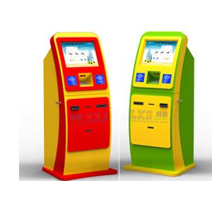 Capacitive Touch Screen Vending Bill Payment Kiosk With Magnetic Card Reader