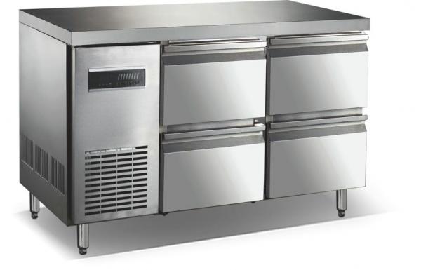 Quality Energy-Saving Stainless Under-Counter Drawer Deep Freezer 400L For Frozen Food for sale