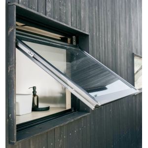 Minimalism Double Glazed Aluminium Awning Windows For Basement