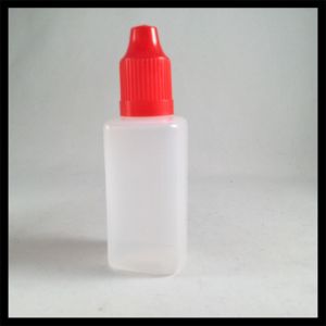 Durable 30ml Childproof LDPE Dropper Bottles Small Capacity Plastic Container