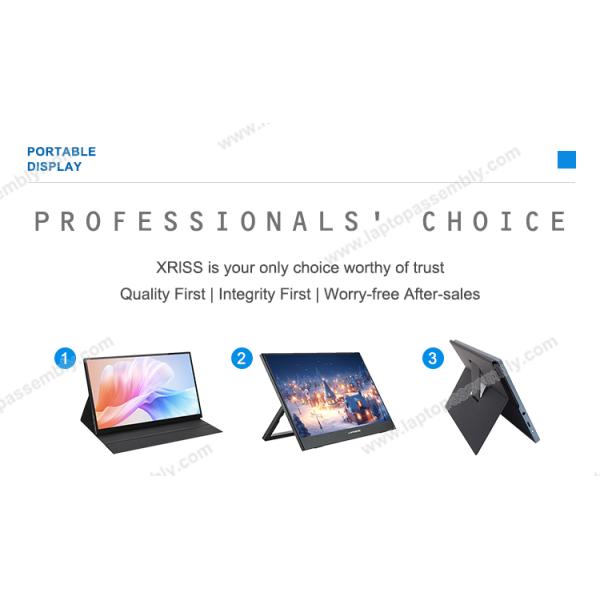 Wholesale 15.6 Inch Portable Monitor FHD 4K Touch No Touch Screen Portable Monitor With Type-c Port HDMI
