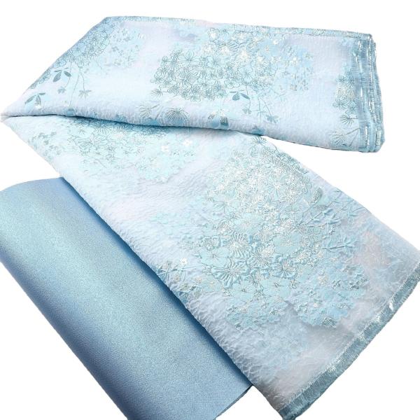 Customizable Color African Brocade Jacquard Fabric with and Jacquard Damask