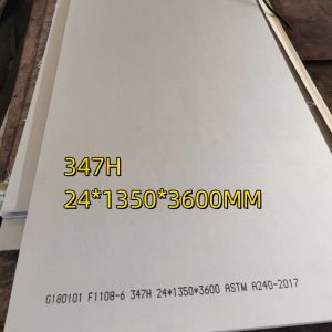 China ASTM A240 347H Stainless Steel Plate Hot Rolled  SS 347/347H Plate 25mm Cutting on sale