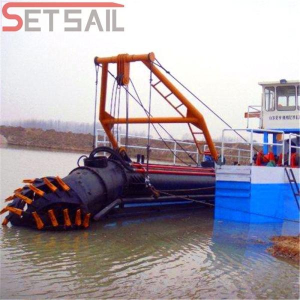 Siemens PLC Diesel Engine Power River Sand Dredger with Cutter Head and