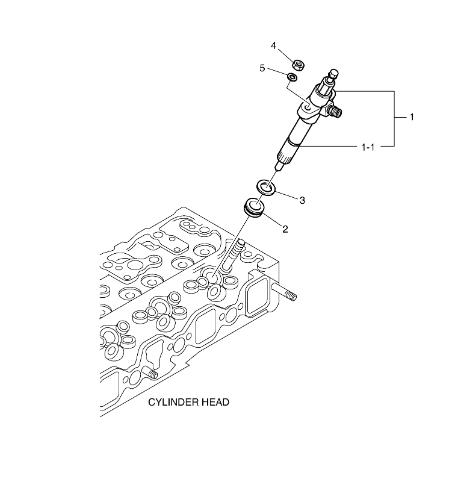 150118-00113 15011800113 Nozzle Assy Applied To DOOSAN Excavators DX200A DX220A DX220AF