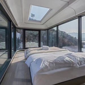 Prefab modular container house Space Capsule house 40ft