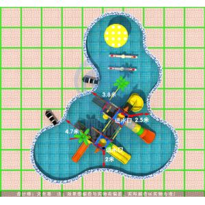 Customized Aqua Park Design School Hotel Kids Spray Park ISO 9001 Approved