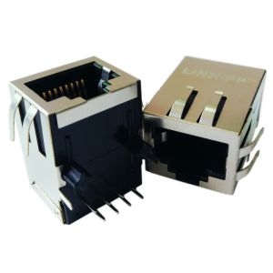 China LPJ0195CNL Cross GISX-188S2-9001 Rj45 Modular Jack & Magnetics 4 cores on sale