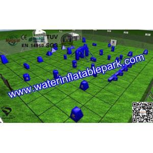 Wholesale Sport Inflatable Paintball Bunker Equipmen EN71 / SGS With Three-legged from china suppliers