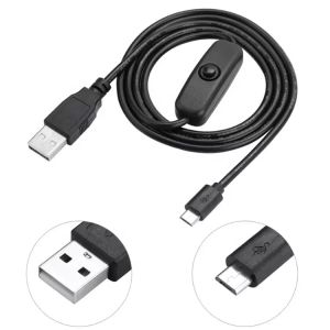 OEM ODM Micro USB Cable , USB Charging Cord 3.3ft With ON OFF Switch