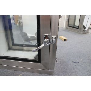 Electromagnetic Interlock 304 SUS Static Pass Through Box Zone Sterilization