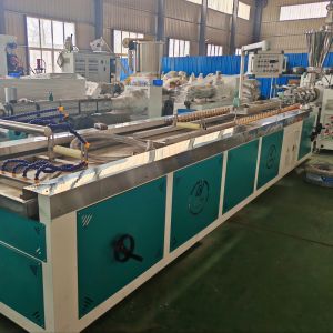 Double Screws Plastic Profile Extrusion Machine with AC Motor and 65mm Screw