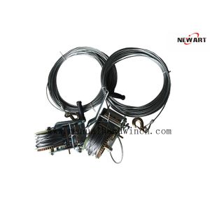 60m Cable Heavy Duty Zinc Plated Hand Crane Winch and 1000 lbs Marine Hand Winch