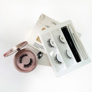New Customized Eyelashes Packaging Magnetic Eyeliner Eyelashes Vendor