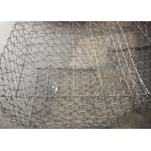 100 Polyester 2.5mm Wire 60*80mm Mesh Gabion Wall Mesh