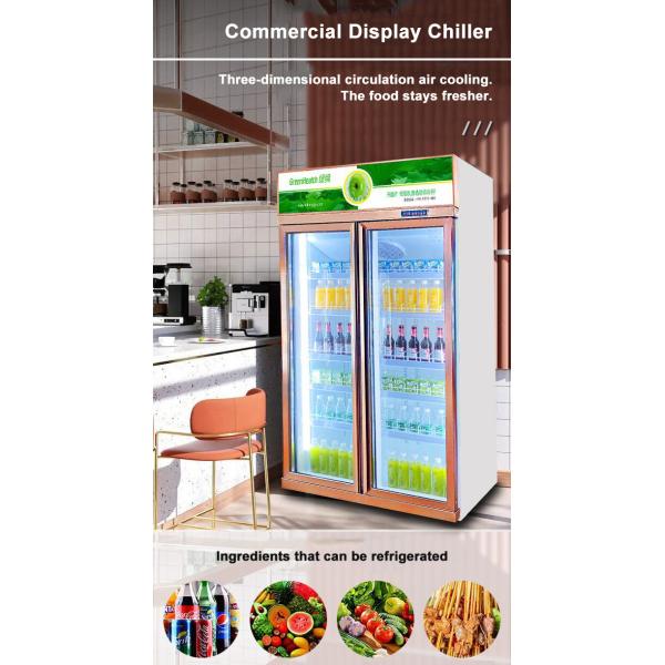 LG-660 452L 320W Drinks Refrigeration Showcase Upright Commercial Cooler