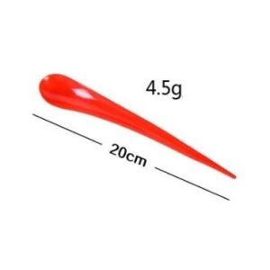 Creative plastic drop style ice cream spoons