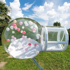 D Group PVC Inflatable Bubble Balloons House for Kids Party in Clear Crystal