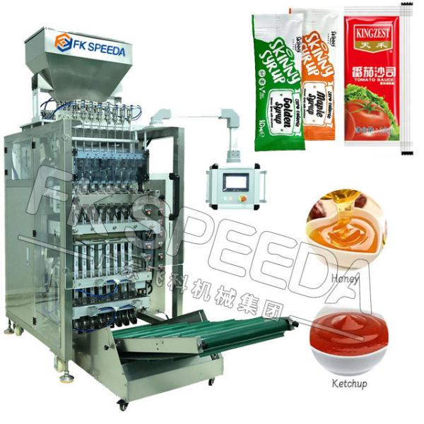 FK811 Horizontal Lid Labeling Machine With Laser Printer for Precise Sachet