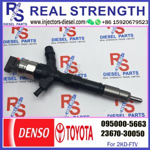 Diesel Common Rail Fuel Injector 095000-5520 095000-5663 For TO-YOTA HILUX 2KD