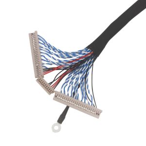 EDP Lvds Edp Cable Assembly DF14-25S-1.25C ISO14001 1.25mm Pitch