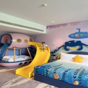 Ocean View Family Hotel Slide for Indoor Kids Entertainment Activities