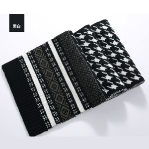 Wholesale Various HoudstoothDesigns Causal Polyester Knitted Neck Wear For Men from china suppliers