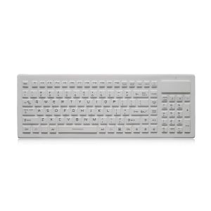 2.4GHz Wireless Medical Keyboard IP68 With Numeric Keypad Silicone Keyboard