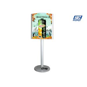 Silver Frame Double Side Illumination Poster Frames For Indoor Advertising