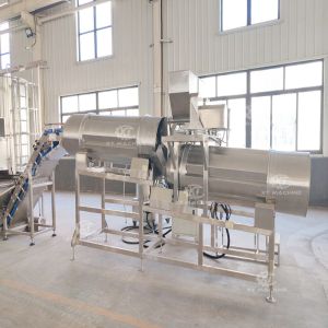 Automatic Peanut Coating Machine with 500-1000kg/h Capacity and Intelligent
