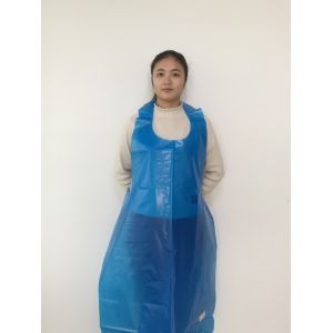 Disposable Polyethylene Aprons / Disposable Adult Aprons Embossed Textured
