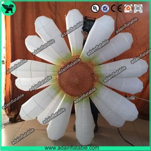 Wholesale 2m Beautiful White Flower Inflatable Led Light For Party Wedding Decoration With Blower from china suppliers