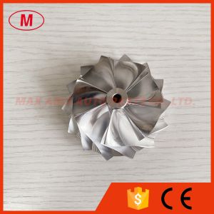 Wholesale GT15-25 54.28/67.40mm 7+7Blades high performance turbo aluminum 2618/Milling/billet compressor wheel from china suppliers