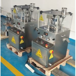 60KN Pressure Pill Tablet Press Machine 2.2kw With 9 Punches Station