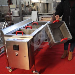9kw Power Vegetable Blanching Machine Manual Peanut Precooking Equipment