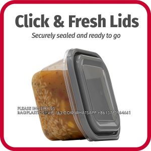Plastic Food Storage Containers With Lids Dumpling Storage Box For Freezer Food