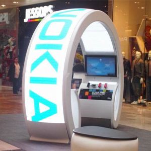 Wholesale Rubber Module Soft Led Curtain Display , Irregular Led Display For Any Shape / Size from china suppliers