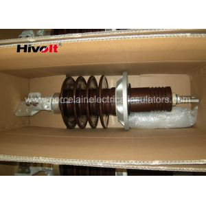High Low Voltage Bushing Multi Color , Ceramic Insulator Bushing With Flange