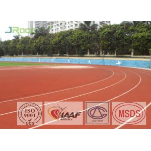 13mm Track And Field Surface , Rubberized Track Surface Customized Color
